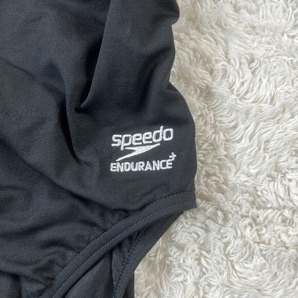 Speedo Endurance solid flyback training one piece swimsuit, 819016 4/30, NWT - Picture 6 of 9
